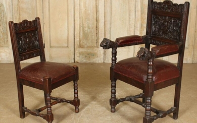 Belgian His and Hers Northwinds Hall Chairs