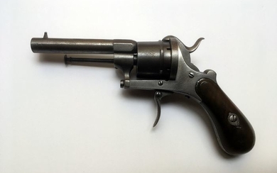 Belgium - Double action (DA) - Pinfire (Lefaucheux) - Revolver - 7mm Cal