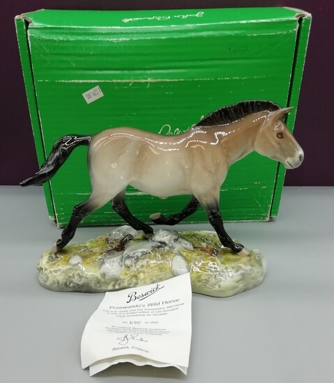 Beswick Limited Edition 690/1000 Figure 'Przewalski's Wild Horse' Boxed...