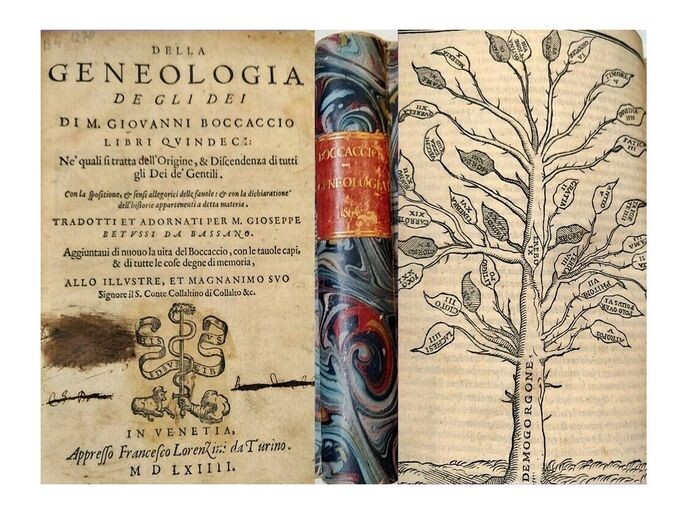 Boccaccio - Della Geneologia De Gli Giovanni Boccaccio - 1564