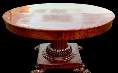 Bouldering table incl. 2 extra dividers (total length 200cm) - Mahogany - ca. 1830
