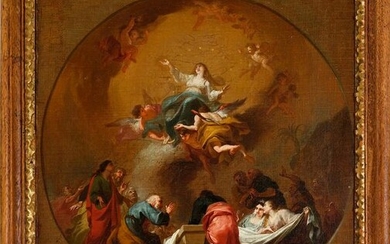 Bozzetto, Assumption of Mary, mid 18th century