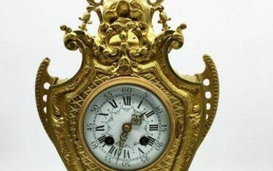 Bronze antique clock