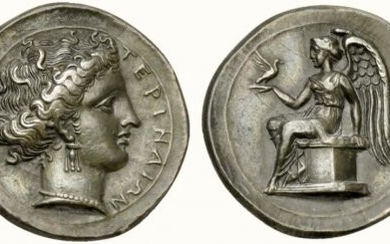 Bruttium, Terina, Stater, ca. 300-356 BC AR (g 7,50; mm...