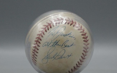 Bucky Dent Autographed Baseball in Protective Case