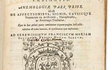 Buonaventura, Federico (1555-1602) Anemologiae Pars