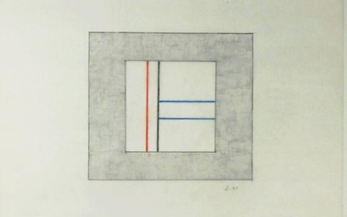 Burgoyne Diller (1906-1965) Geometric Drawing