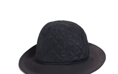 CHANEL: QUILTED BUCKET HAT 1990's
