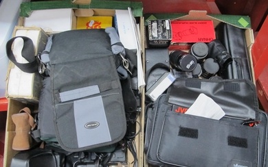 Cameras - Kodak, Vivitar, etc, lenses including Olympus, Viv...