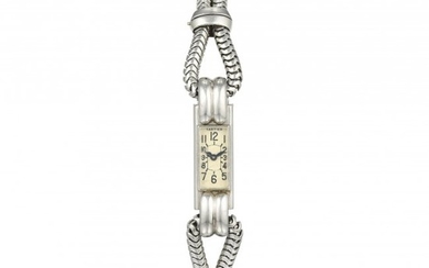 Cartier Art Deco Ladies Watch in Platinum