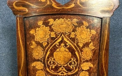 Charles X period fireplace screen - has decorations entirely hand-painted in pretense of marquetry. - 19th century