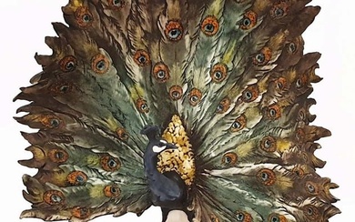 Charm Peacock, A Capodimonte Giuseppe Armani Sculpture