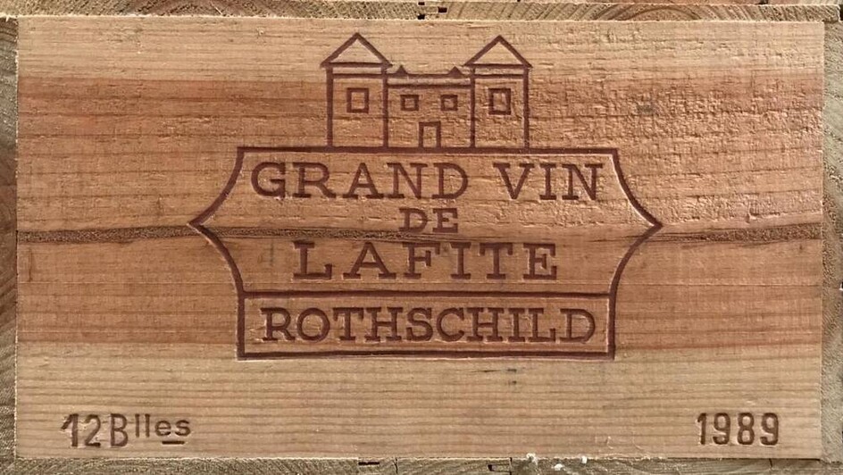 Chateau Lafite-Rothschild 1989 Pauillac 12 bottles owc 98/100 Decanter Magazine