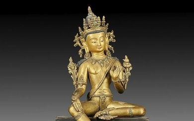Chinese Tibetan Bronze Buddha