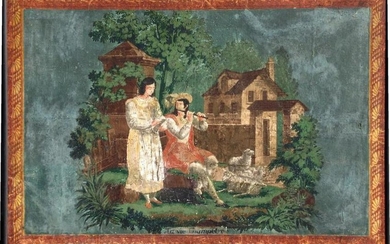 Classical French Wallpaper Fireboard