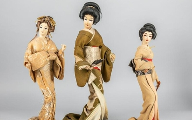 Collectible Japanese Old Geisha Dolls