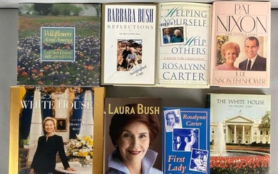 Collection of books signed by First Ladies of the United States
