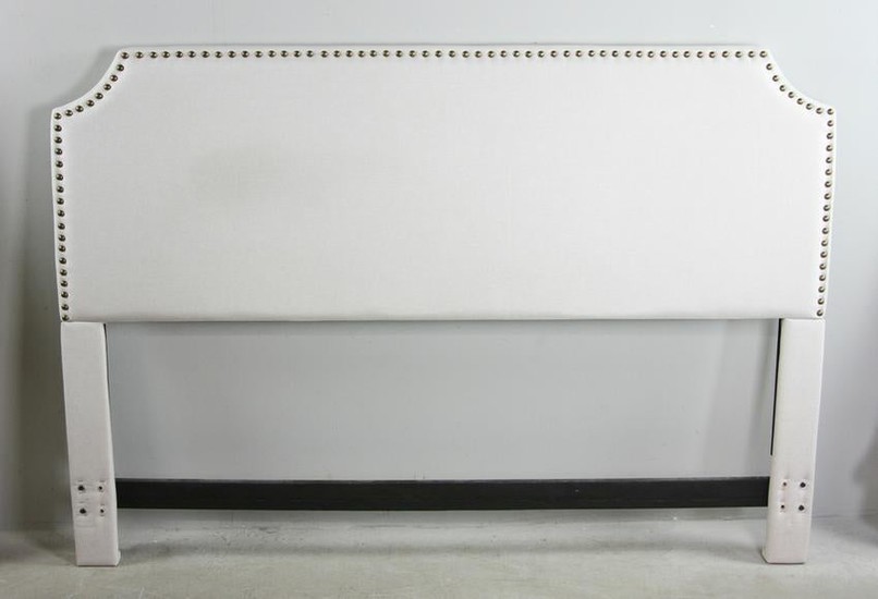 Contemporary Linen Upholstered Headboard