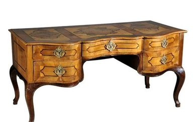 Continental Marquetry Desk, 18th C.