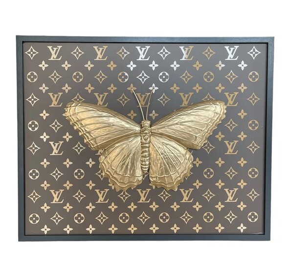 DALUXE ART - Louis vuitton butterfly metal