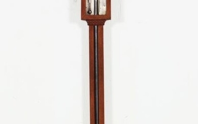 D.E. Lent, Rochester, mahogany stick barometer