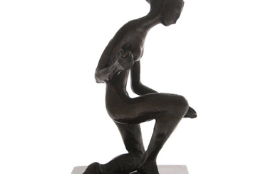 Dan Kulka (1938-1979) - Woman, Bronze Sculpture.