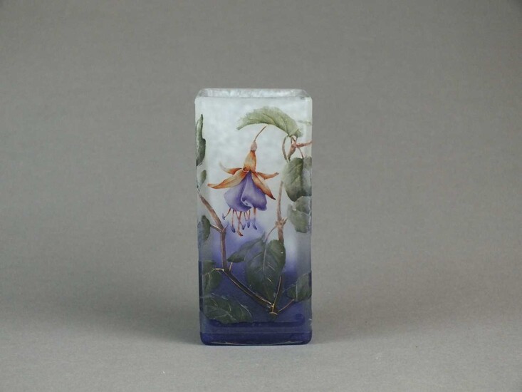 Daum Nancy 'Fuchsia' glass vase