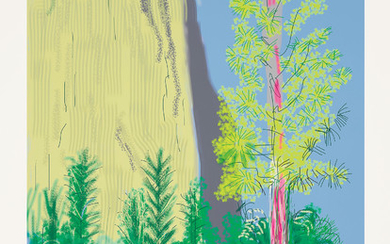 David Hockney, Untitled No. 22, from The Yosemite Suite