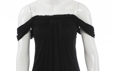 NOT SOLD. Donna Karan: A black top made of viscose with drapings. Size P. – Bruun Rasmussen Auctioneers of Fine Art
