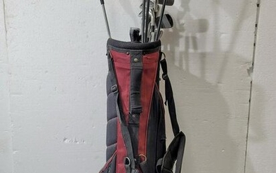 Dunlop golf tour bag with 11 pieces