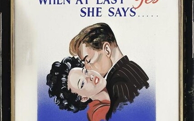 ENGLISH SCHOOL (20th Century,), "When at Last She Says