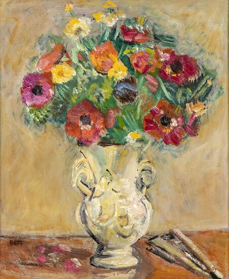ERCOLE DREI (Faenza, 1886 - Roma, 1973) Flower vase...