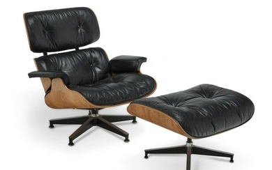 Eames lounge chair and ottoman for Herman Miller, mid/late 20th century