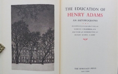Education Of Henry Adams, 1942, Chamberlain illustrated