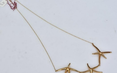 Elsa Peretti 18k Gold Star Fish Necklace
