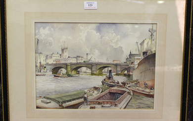Emerson Harold Groom - 'London Bridge & Southwark Cathedral' and 'Butler's W