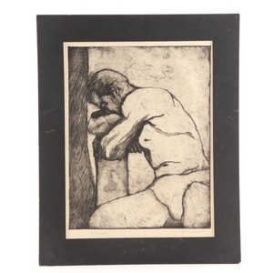 Etching "L' Homme"
