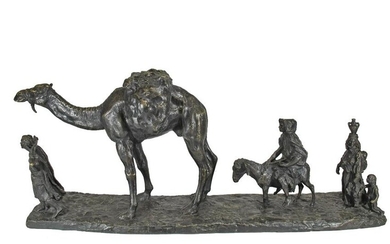 Eugene Leon LHOEST (1874-1937) Orientalist bronze