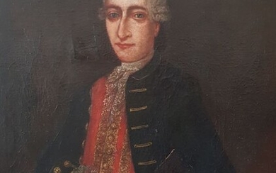 Europäische Schule des XVIII. Jahrhunderts - Porträt einen mann