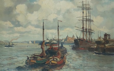 Evert Moll (1878-1955) - Haven Rotterdam