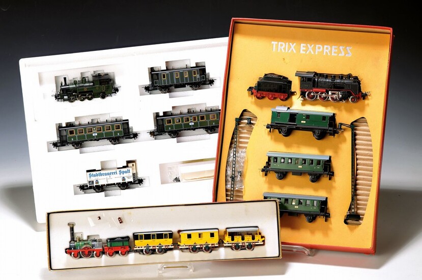 Extensive lot Trix model trains: Adlerzug, "The first...