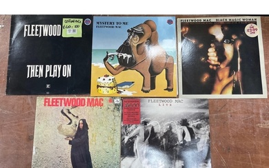 FLEETWOOD MAC LP Collection of five LPs to include The Pious...