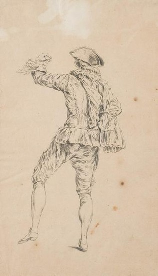 FRENCH SCHOOL Master active 18th century STUDY OF A