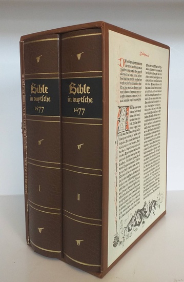 [Facsimiles]. Biblia. De Delftse Bijbel van 1477. Amst./...