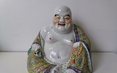 Figure (1) - Porcelain - Laughing Buddha - Laughing buddha - China - 20th century