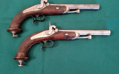 France - 19th Century - Mid to Late - MANUFACTURE DE MAUBEUGE - MODEL 1833 2º TYPE - Percussion - Pistol - 17