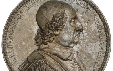 France, Gaspard de Monconys, 1592–1664, cast uniface AE Medal, by J. Warin,...