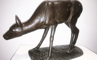 Francesco Buonapace (1902-?) - Sculpture, Fawn (1) - Bronze - First half 20th century
