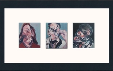 Francis Bacon Three Studies for Portraits Isabel Lucien JH Custom Framed Print