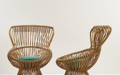 Franco Albini, Two 'Margherita' armchairs, 1951